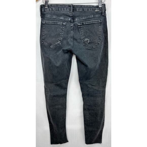 MOTHER The Looker Fray Jeans – Gray “Sexy Just Walked into Town” Wash – Size 26 - Picture 4 of 8